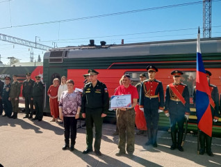 отряду юнармейцев Сычевской средней школы №1 было присвоено звание Героя России Блохина Андрея Александровича - фото - 1