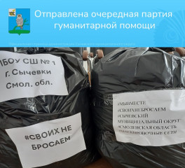 благодаря совместным усилиям неравнодушных жителей и волонтеров Сычевского округа была собрана гуманитарная помощь - фото - 1