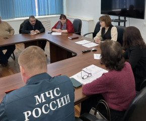в актовом зале прошло первое в этом году заседание Комиссии по чрезвычайным ситуациям - фото - 1