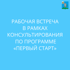 рабочая встреча в рамках консультирования по программе «Первый старт» - фото - 1