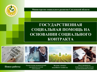 реализация государственной социальной помощи на основании социального контракта - фото - 1