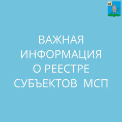 важная информация о реестре субъектов МСП - фото - 1
