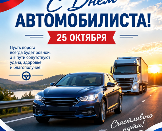 уважаемые водители, работники автотранспортных предприятий и все любители автомобилей!  Поздравляем вас с Днем автомобилиста - фото - 1